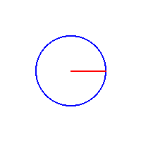 Rotating circle GIF generated by ChatGPT's Code Interpreter.
