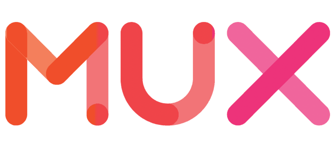 Mux logo on white background.