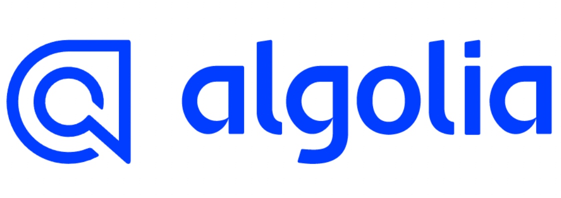 Algolia logo on white background