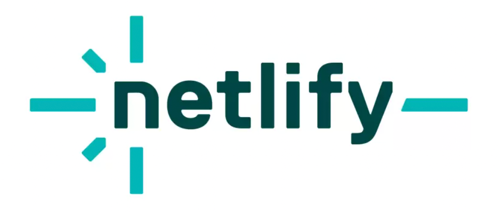 Netlify logo on white background.